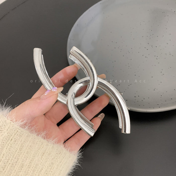 Wholesale Metal Grab Clip Women's Large Hair Size Multi-hairpin Design Sense Niche Shark Clip