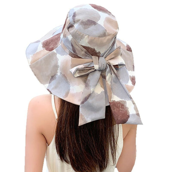 Wholesale Bow fisherman hat, fashionable large eave sun protection hat