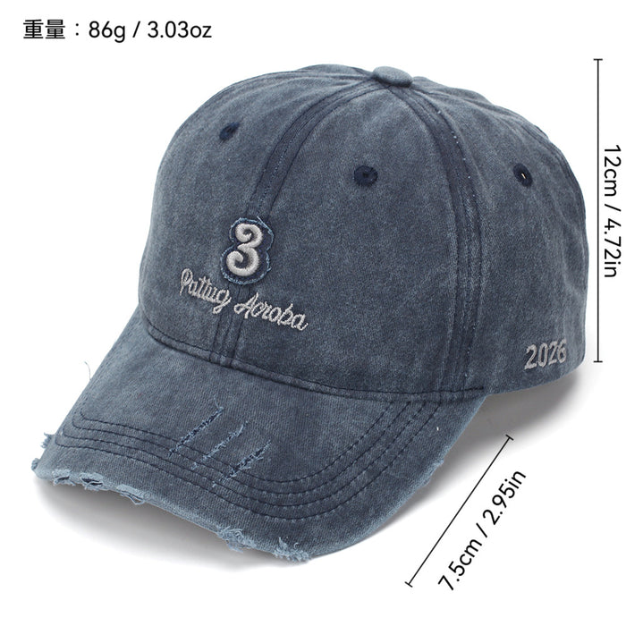 Wholesale Trendy Embroidered Baseball Cap with Sun Protection for Outdoor Use
