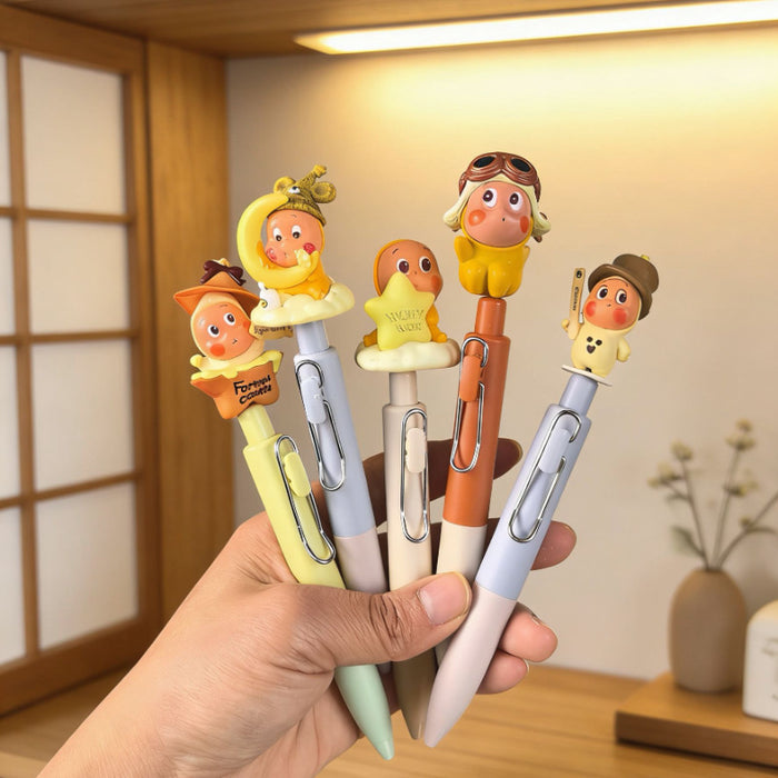 Wholesale Cute Star Character DIY Gel Pen Set Creative Office Decorative Writing Stationery