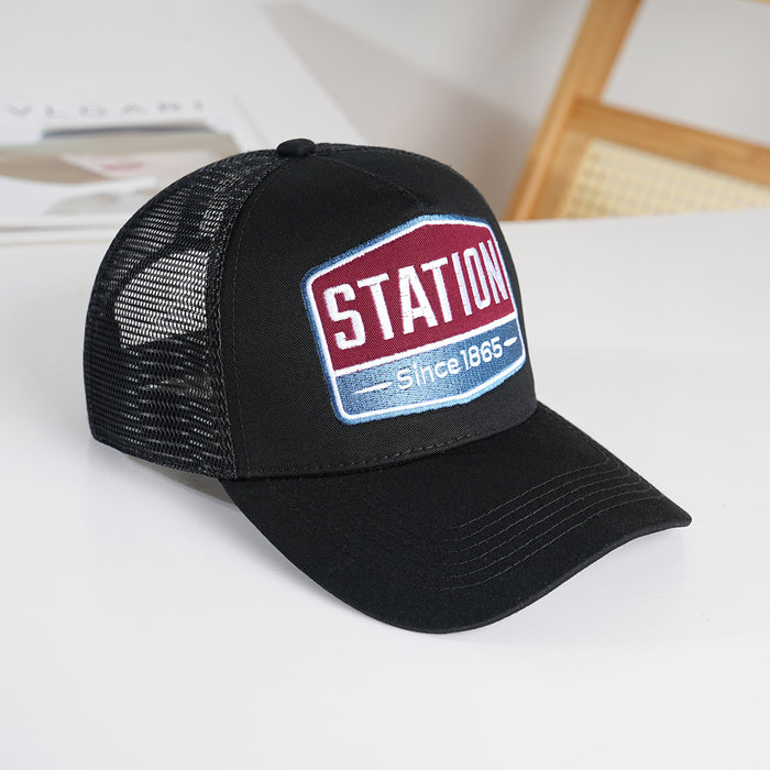 Wholesale Cotton Embroidered Baseball Cap Summer Versatile Street Trucker Hat Duckbill Cap