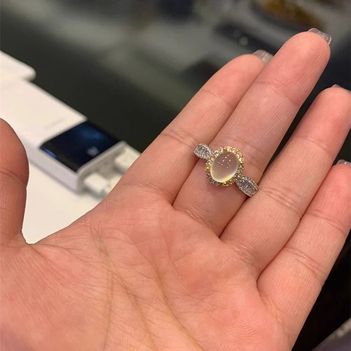 Wholesale French luxury ring, women's simple and cool style ring, niche personality design, index finger ring