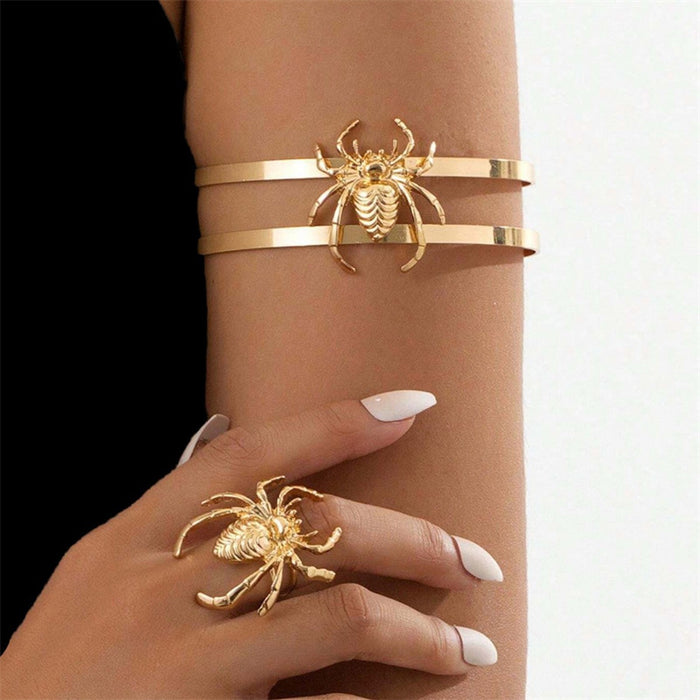 Wholesale Bracelet Fashion retro design high-end bracelet and ring set