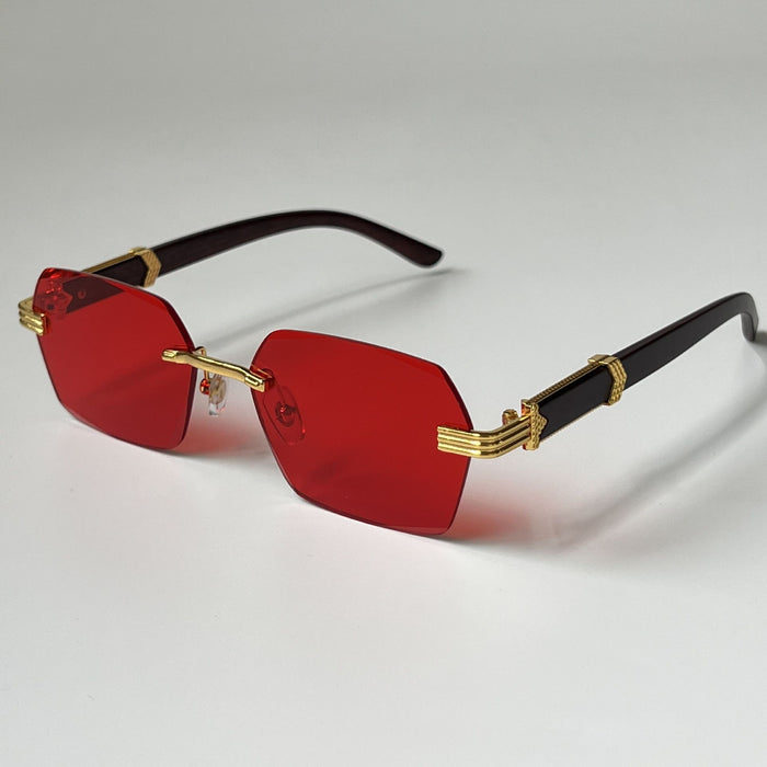 Wholesale Rimless Women's PC Sunglasses JDC-SG-HongR014