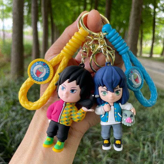 Wholesale Keychain cartoon doll, car keychain, backpack pendant, small gift