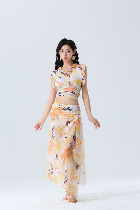 Wholesale Women's 3-piece swimsuit set, bikini swimsuit, high-end sensation, hot spring bath swimsuit