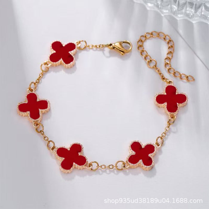 Wholesale Premium size double-sided necklace, collarbone chain, light luxury tassel pendant