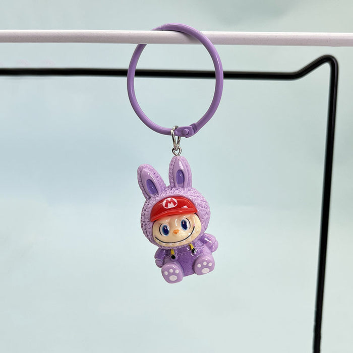 Wholesale Cute cartoon pendant doll small accessory keychain Mobile phone case decoration