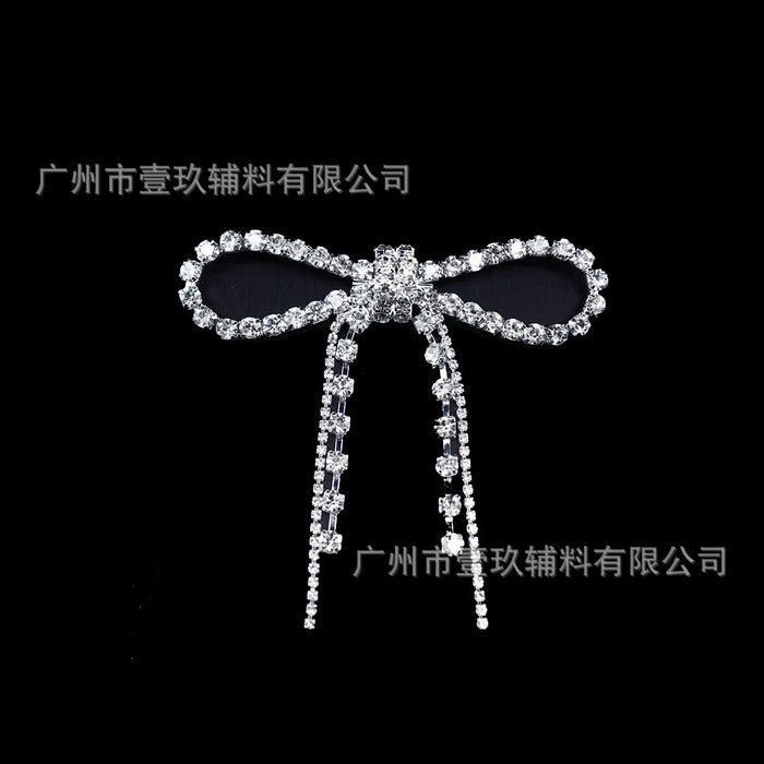 Wholesale DIY rhinestone bow clothing accessories