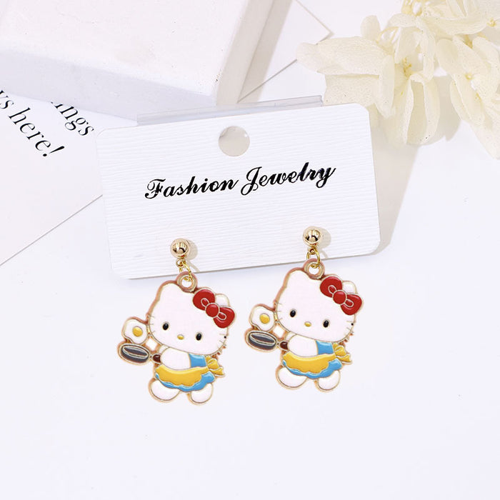 Wholesale S925 Silver Cartoon Earrings Flower Design Fashion Accessory Gift MOQ≥2