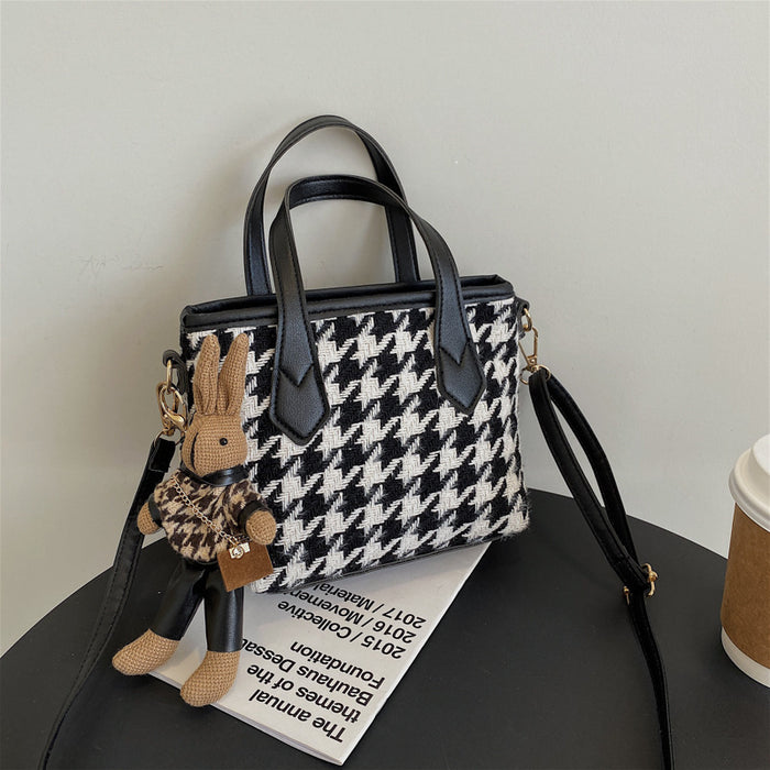 Wholesale Small design bag with a niche feel, new versatile design with a Thousand Bird grid, single shoulder, hand-held, and crossbody bag