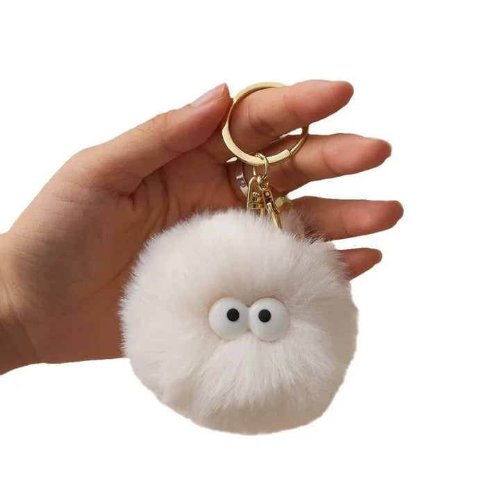 Wholesale Cute little furry ball keychain pendant, plush bag decoration, small gift