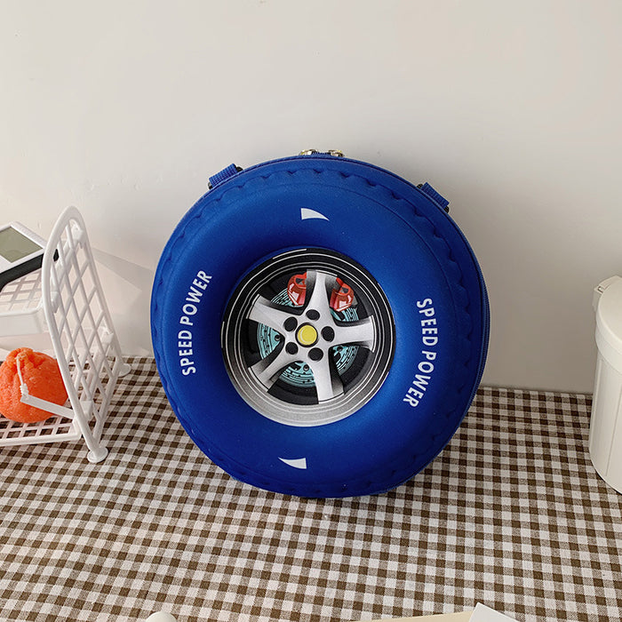 Wholesale New texture tire bag, simple and fashionable casual handbag, crossbody