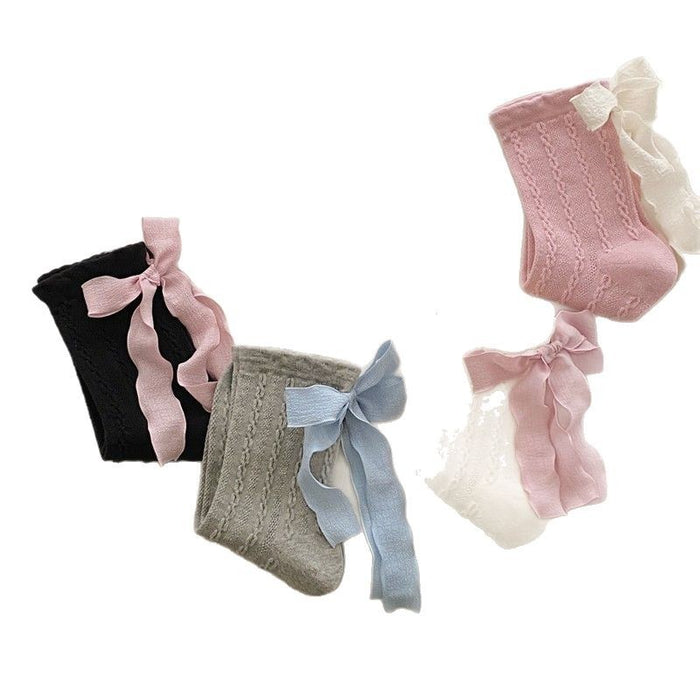 Wholesale Socks, bow tie, mid tube socks