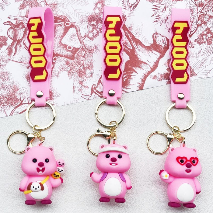 Wholesale PVC Cartoon Doll Keychain JDC-KC-WuYi281