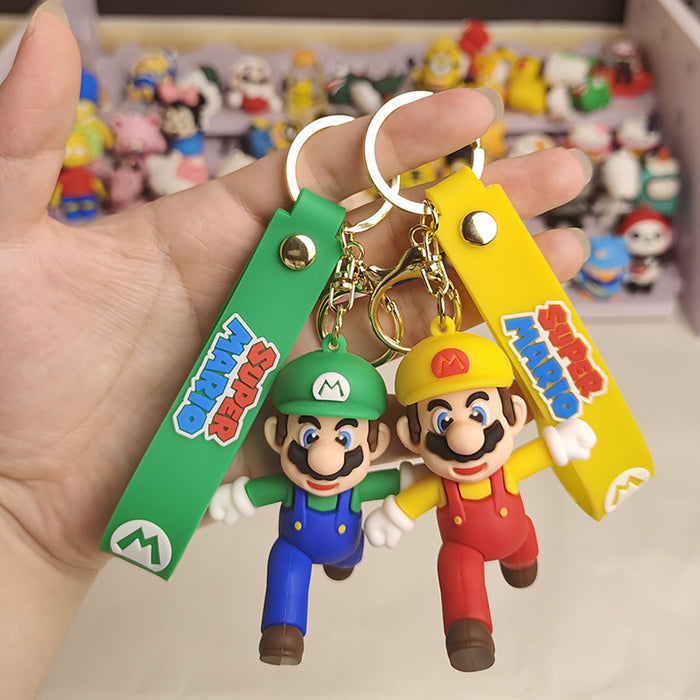Wholesale Cartoon Silicone Keychain  Car Key Pendant Creative Bag Pendant