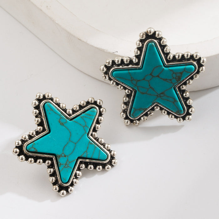 Wholesale Vintage Turquoise Statement Earrings