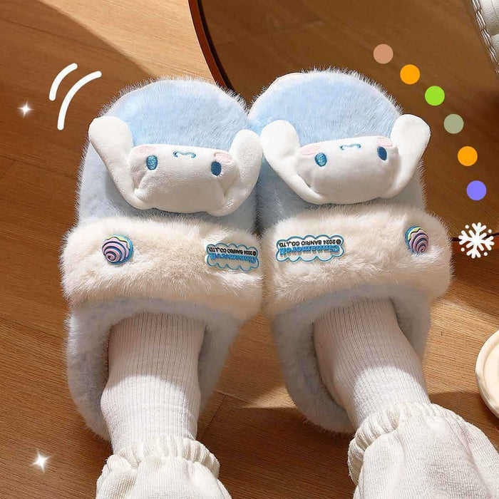 Wholesale Winter indoor non-slip warm and cute plush slippers