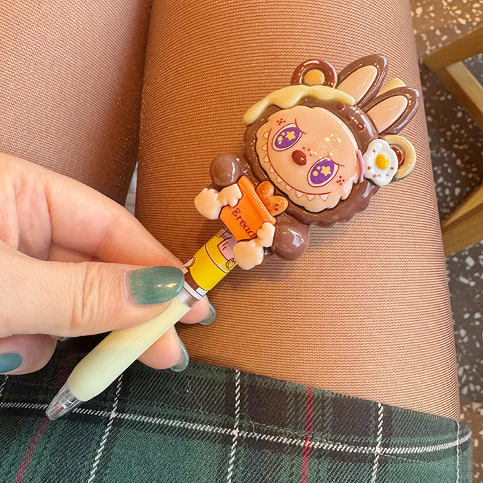 Wholesale Funny little rabbit presses neutral pen quick drying ballpoint pen