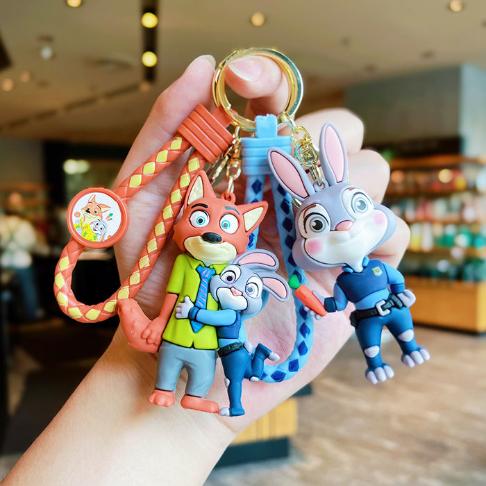 Wholesale Keychain cartoon figurine backpack pendant, car keychain ornament, small gift
