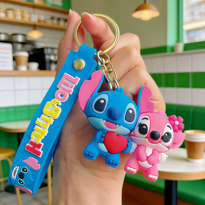 Wholesale Decorative Silicone PVC Cartoon Keychain Car Key Accessory Boutique Gift MOQ≥2