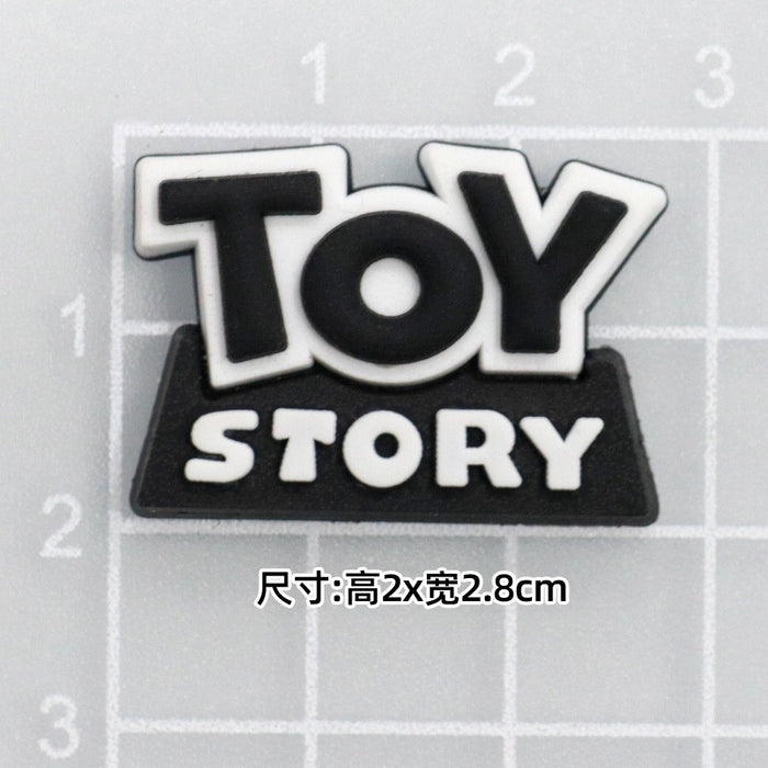 Wholesale 10pcs Soft rubber briquette elf silicone patch slippers buckle headset phone case airbag bracket refrigerator sticker accessories