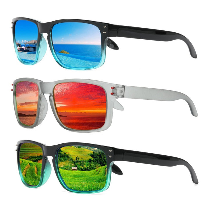 Wholesale Outdoor fishing and cycling glasses, colorful and dazzling polarized sunglasses for men