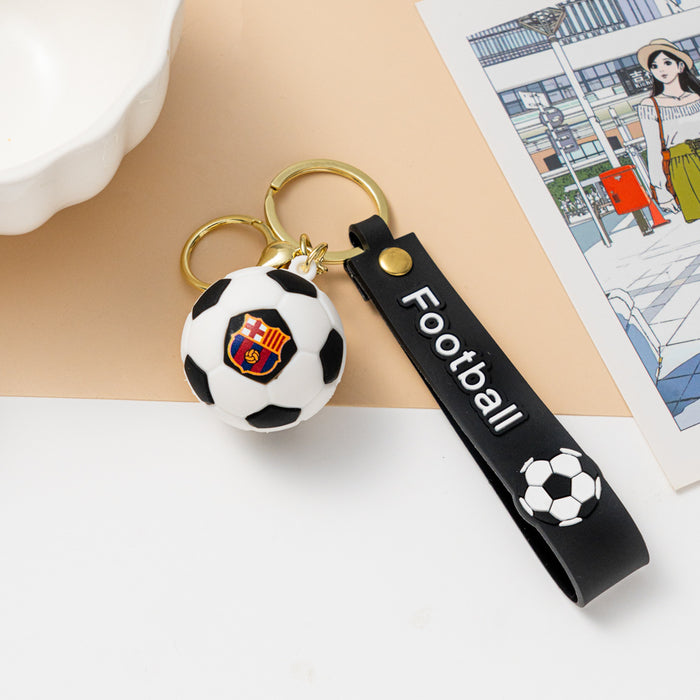 Wholesale Cartoon Football keychain bag charm