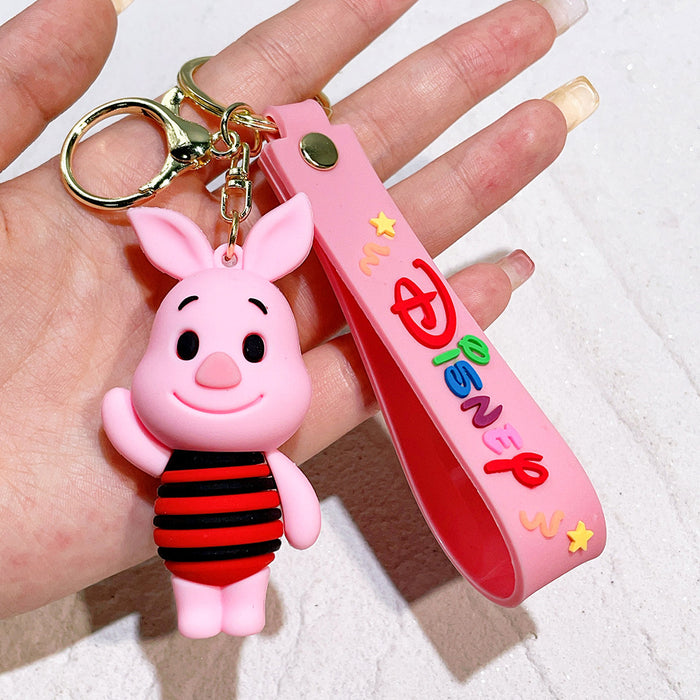 Wholesale Cartoon Silicone Doll Keychain JDC-KC-QiChao013