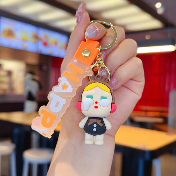 Wholesale Cute 3D  Pendant Keychain for Couples