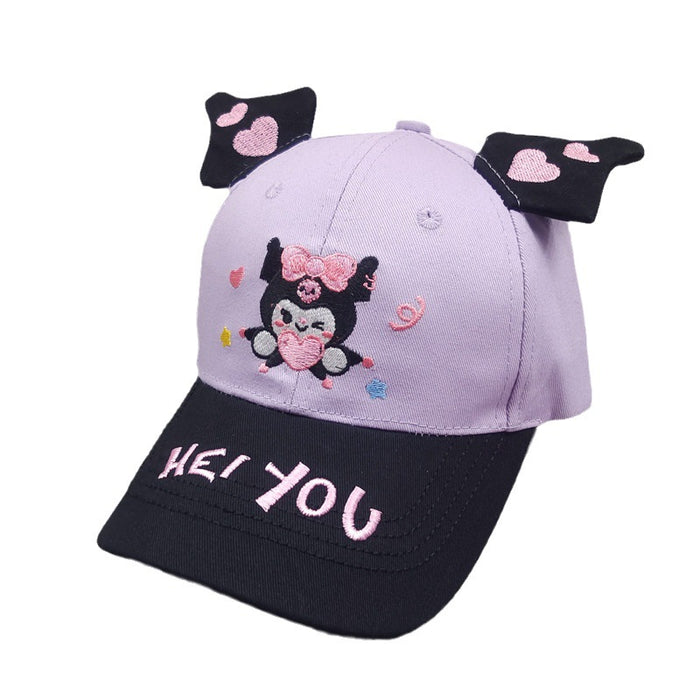 Wholesale Children's baseball cap anime cartoon cute duckbill cap, children's sun protection and sunshade hat