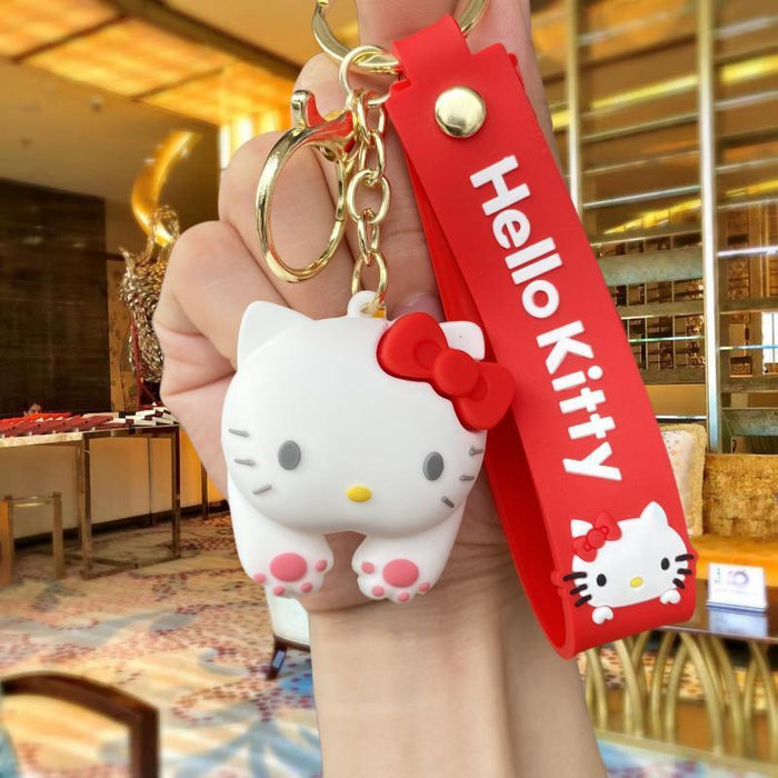 Wholesale Cartoon Silicone Doll Keychain JDC-KC-MingT120