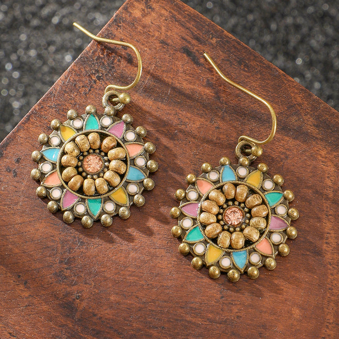Wholesale Bohemian Artistic Vintage Tassel Earrings Zinc Alloy Jewelry Accessory MOQ≥2