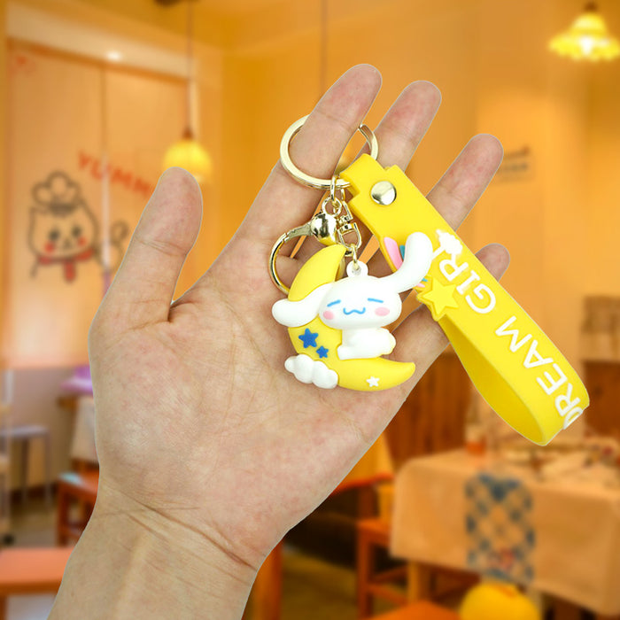 Wholesale Rubber Cartoon Doll Keychain JDC-KC-Yexiang018