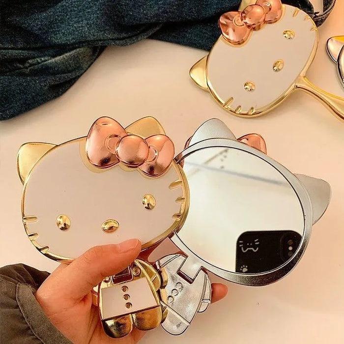 Wholesale Cute Small Mirror Female Portable Mini Handheld Makeup Mirror