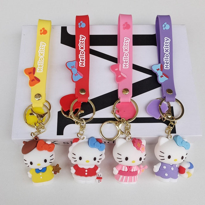 Wholesale Cartoon Silicone Doll Keychain JDC-KC-ZhuoRan031