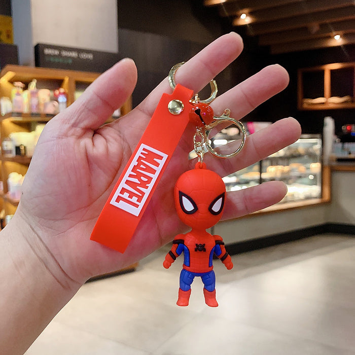 Wholesale Cartoon Silicone Doll Keychain JDC-KC-KuangK039