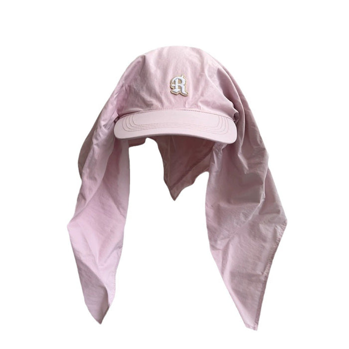 Wholesale Quick drying headscarf strap duckbill hat for outdoor activities, sun shading and neck protection hat