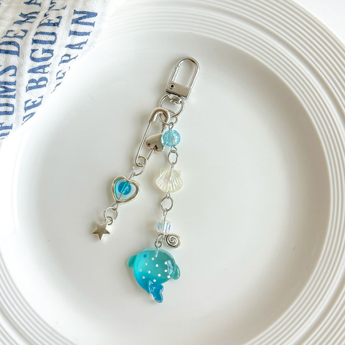 Wholesale Mobile Phone Chain Hand-Beaded Shark Pendant