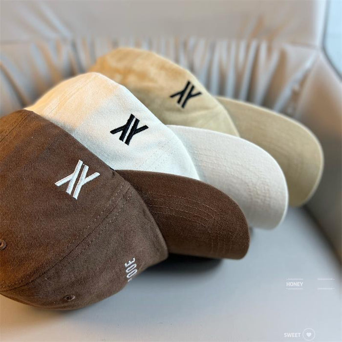 Wholesale Baseball Cap Small Soft Top, Korean Style Trendy Brand Hat Cool Casual Peaked Cap