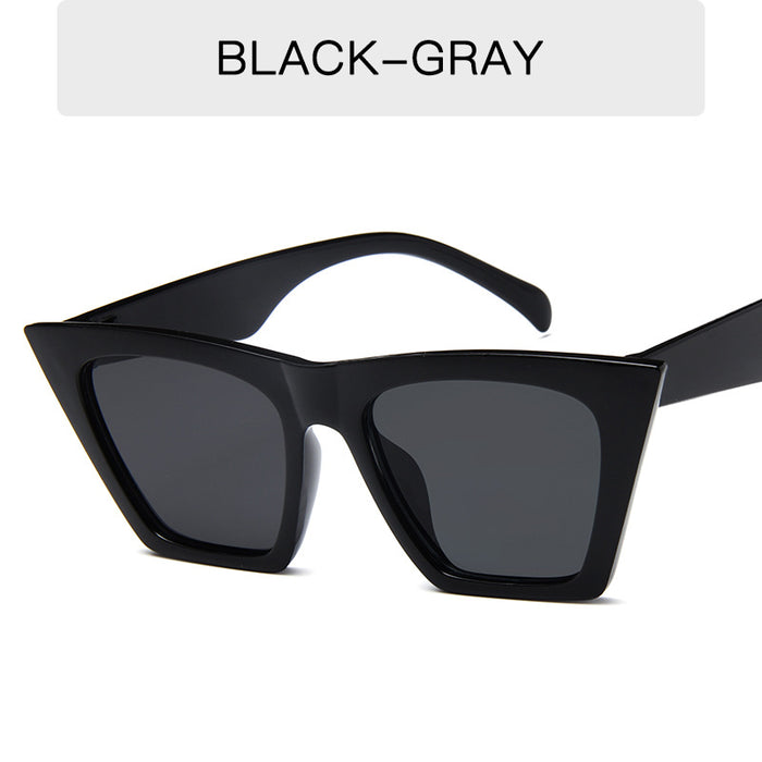 Wholesale Retro Square Frame Cat Eye PC Sunglasses JDC-SG-MaN016