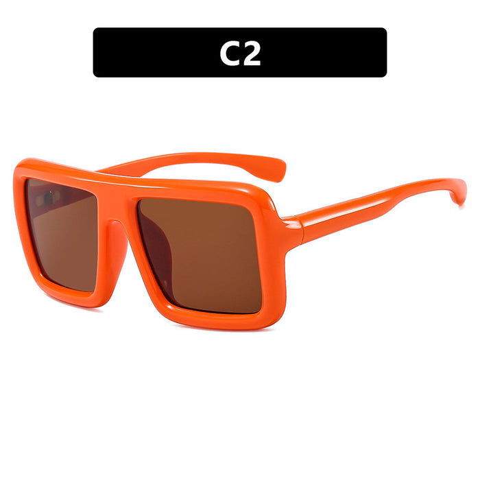 Wholesale Large Frame UV-resistant PC Sunglasses for Women JDC-SG-PLS128