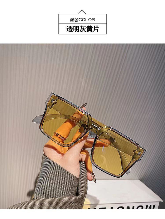 Wholesale Sunglasses for men and women, large frame sunglasses, UV resistant, fashionable and trendy glasses