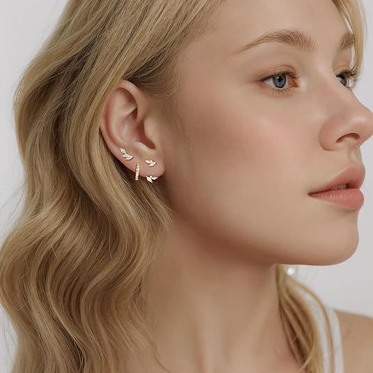 Wholesale Personalized, creative, irregular shaped earrings, high-end earrings set