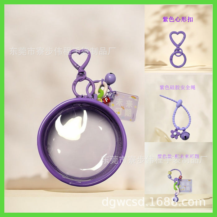 Wholesale The display bag PVC transparent bag badge storage bag