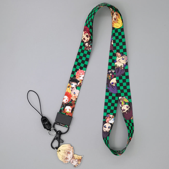 Wholesale Cartoon Lanyard Keychains Removable Wrist Strap