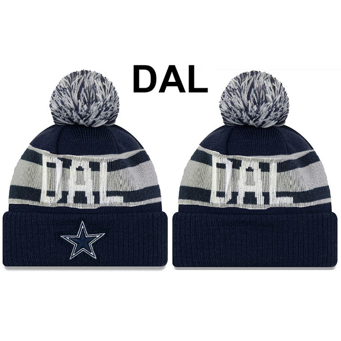 Wholesale 20pcs Wool Hat Winter Warm Wool Hat Turn-up  Embroidered Letters Rugby Hat