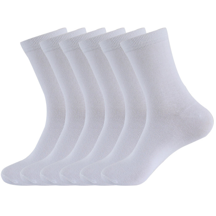 Wholesale Solid color formal socks, casual cotton socks, mid length socks, neutral socks, plus size