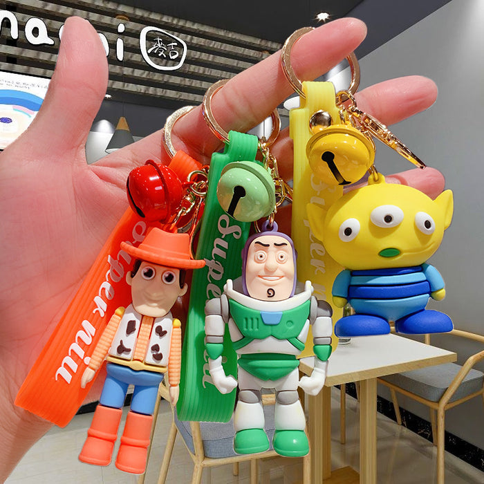Wholesale PVC Cartoon Cute Doll Keychain JDC-KC-Yid027