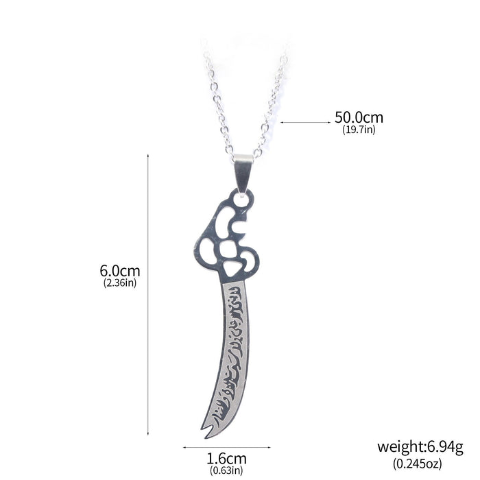 Wholesale Evil Eye Necklace Weapon Model Pendant Pendant